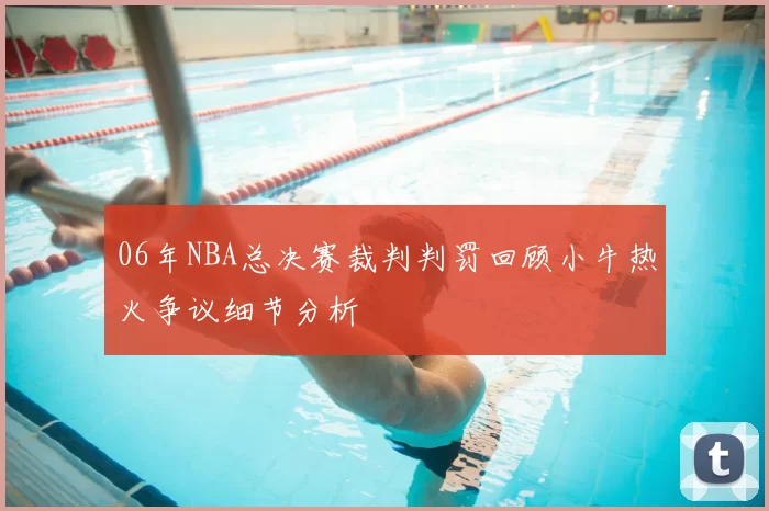 06年NBA总决赛裁判判罚回顾小牛热火争议细节分析